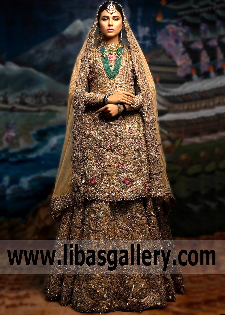 Fahad Hussayn UK Ready To Wear Lehenga Collection 2020 Buy Online Pakistani Wedding Dresses